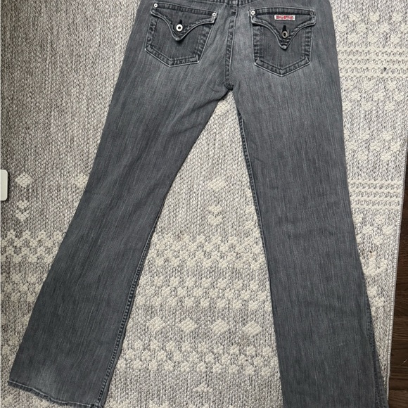 Vintage Hudson Jeans Women's Charcoal Boot Cut super low rise - Picture 7 of 10